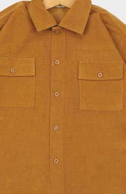 شومیز مخمل کبریتی آستین بلند