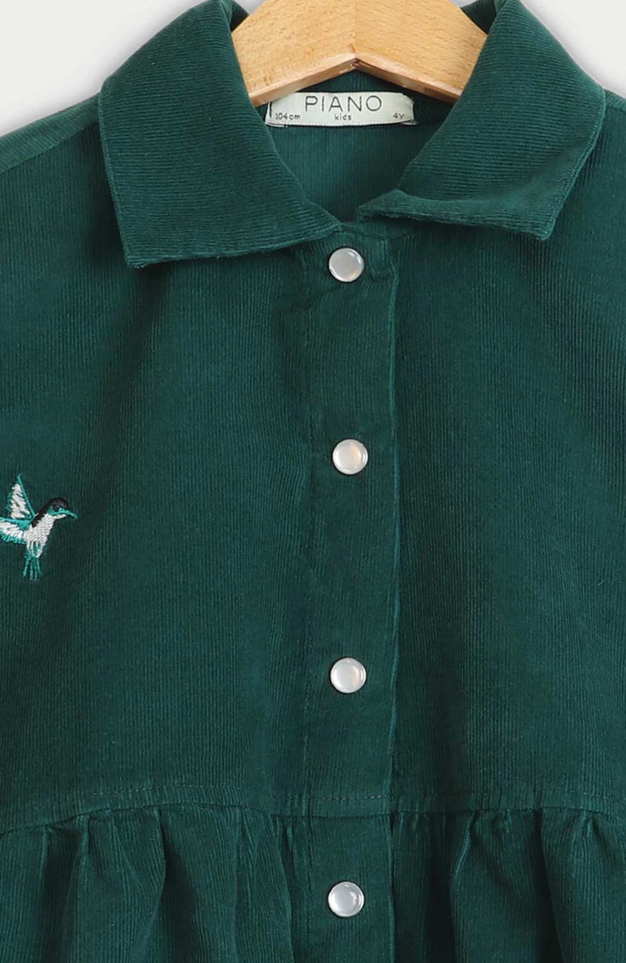 شومیز مخمل کبریتی آستین بلند چین دار