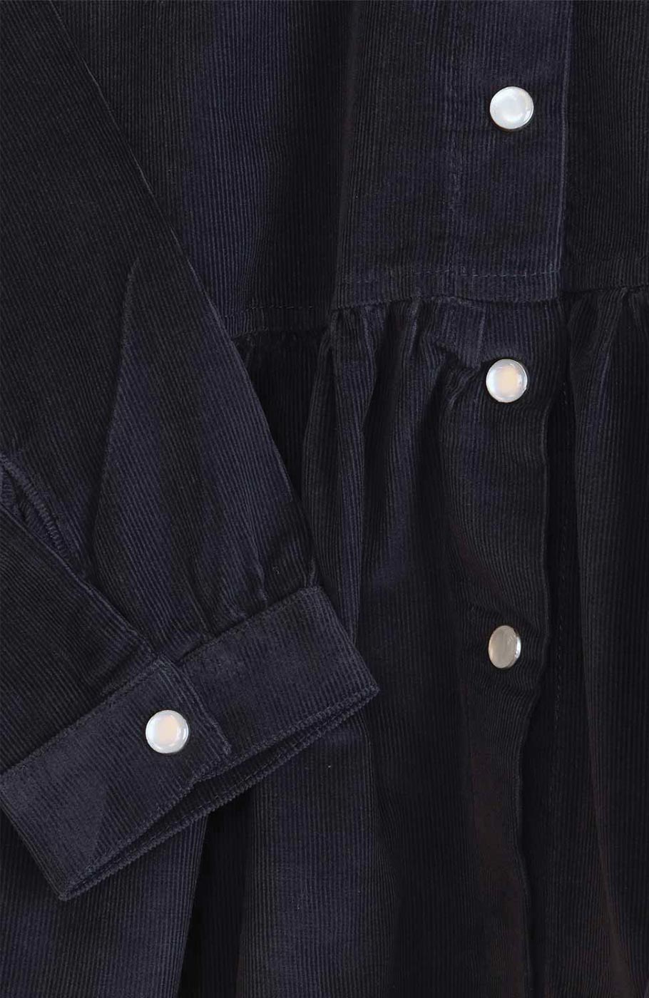 شومیز مخمل کبریتی آستین بلند چین دار