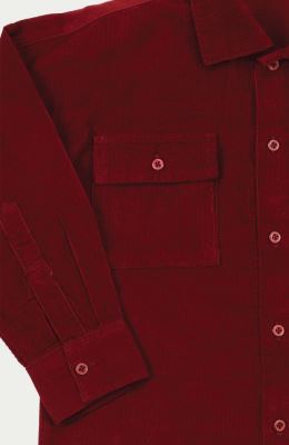 شومیز مخمل کبریتی آستین بلند