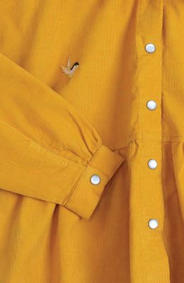 شومیز مخمل کبریتی آستین بلند چین دار