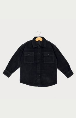 شومیز مخمل کبریتی آستین بلند