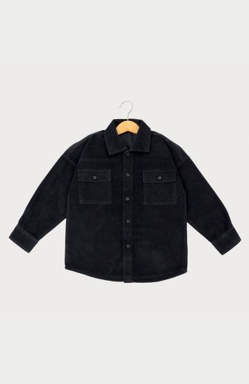 شومیز مخمل کبریتی آستین بلند