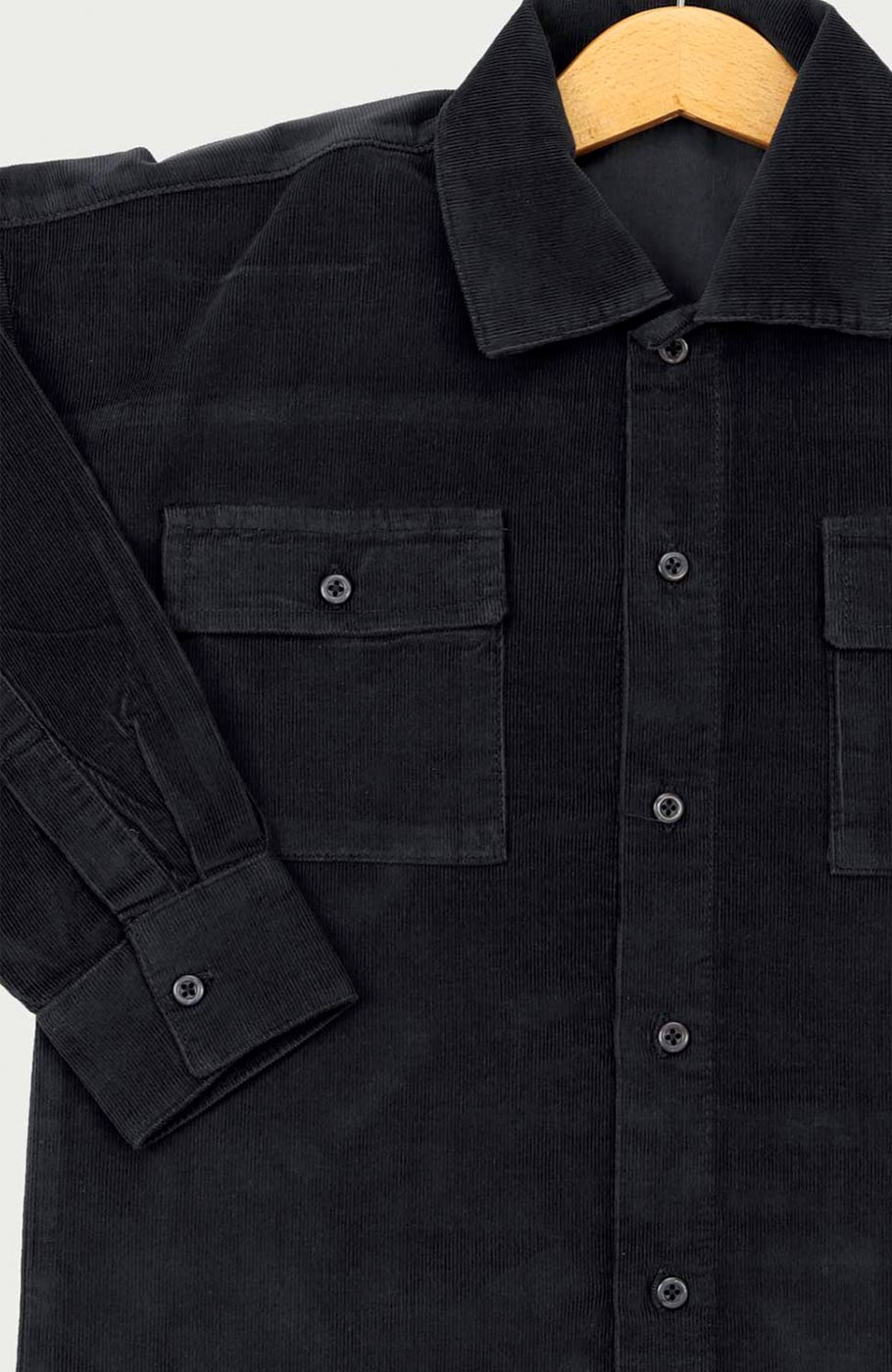 شومیز مخمل کبریتی آستین بلند