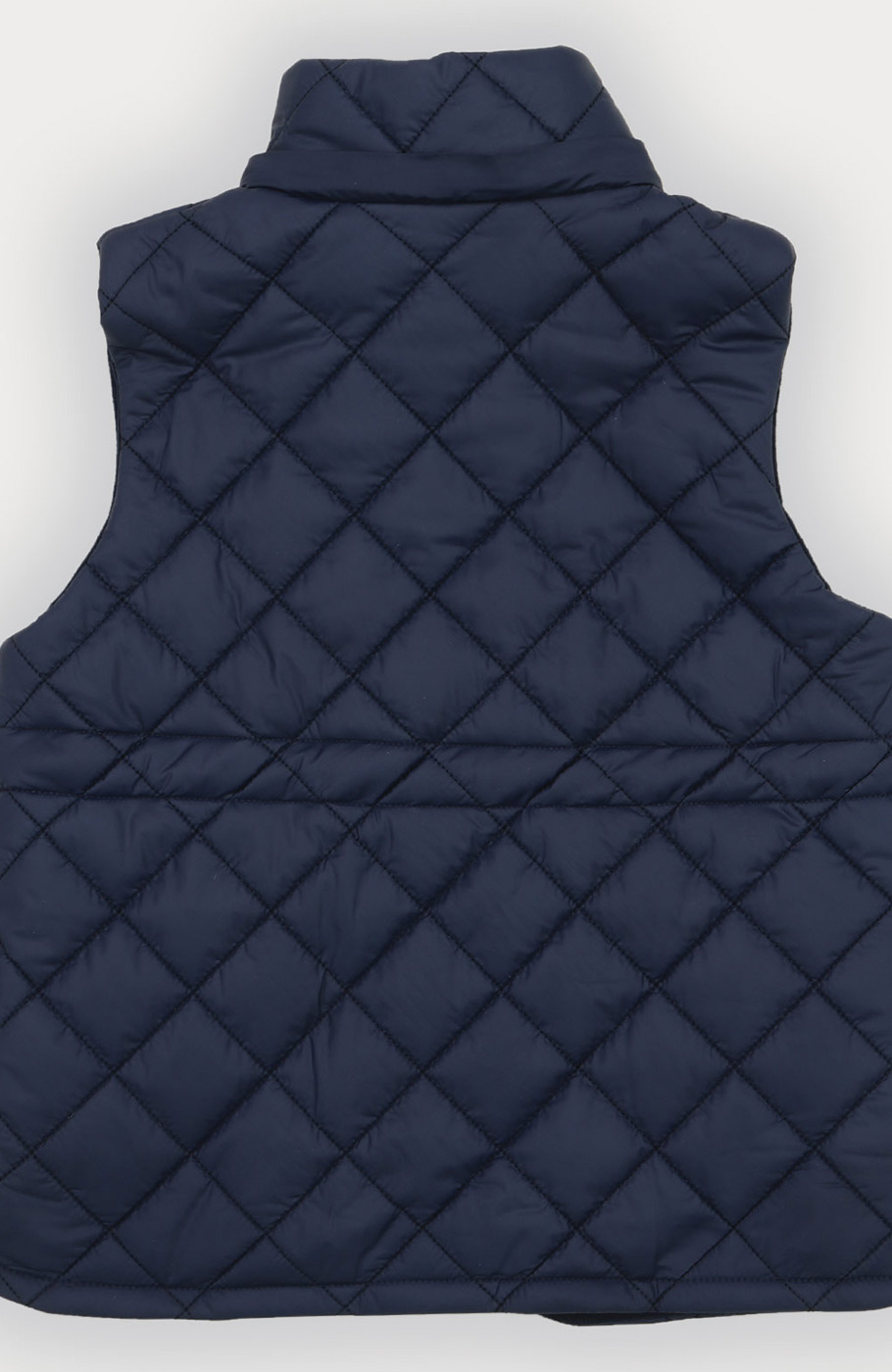 ژیله پافر کوتاه طرح لوزی با کلاه جدا شونده