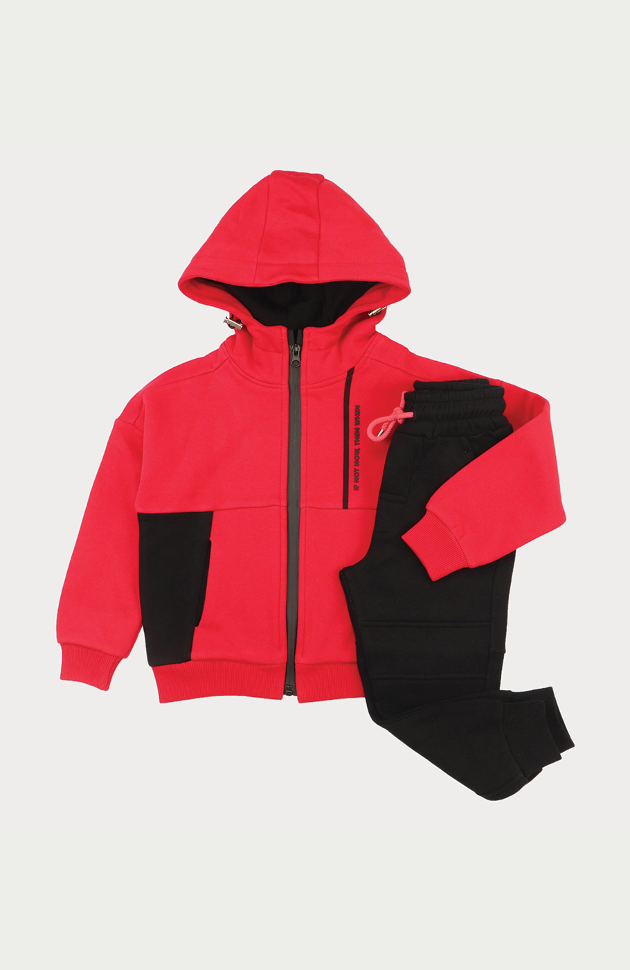 سوییت شرت دورس سه نخ خار خورده برش دار (ست 11111)