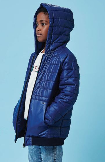 کاپشن شمعی پافر راه راه