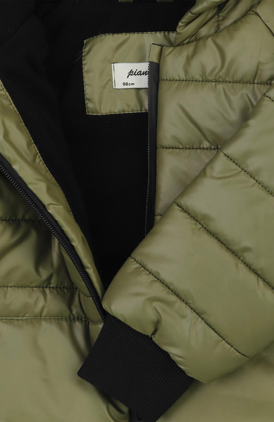 کاپشن شمعی پافر راه راه