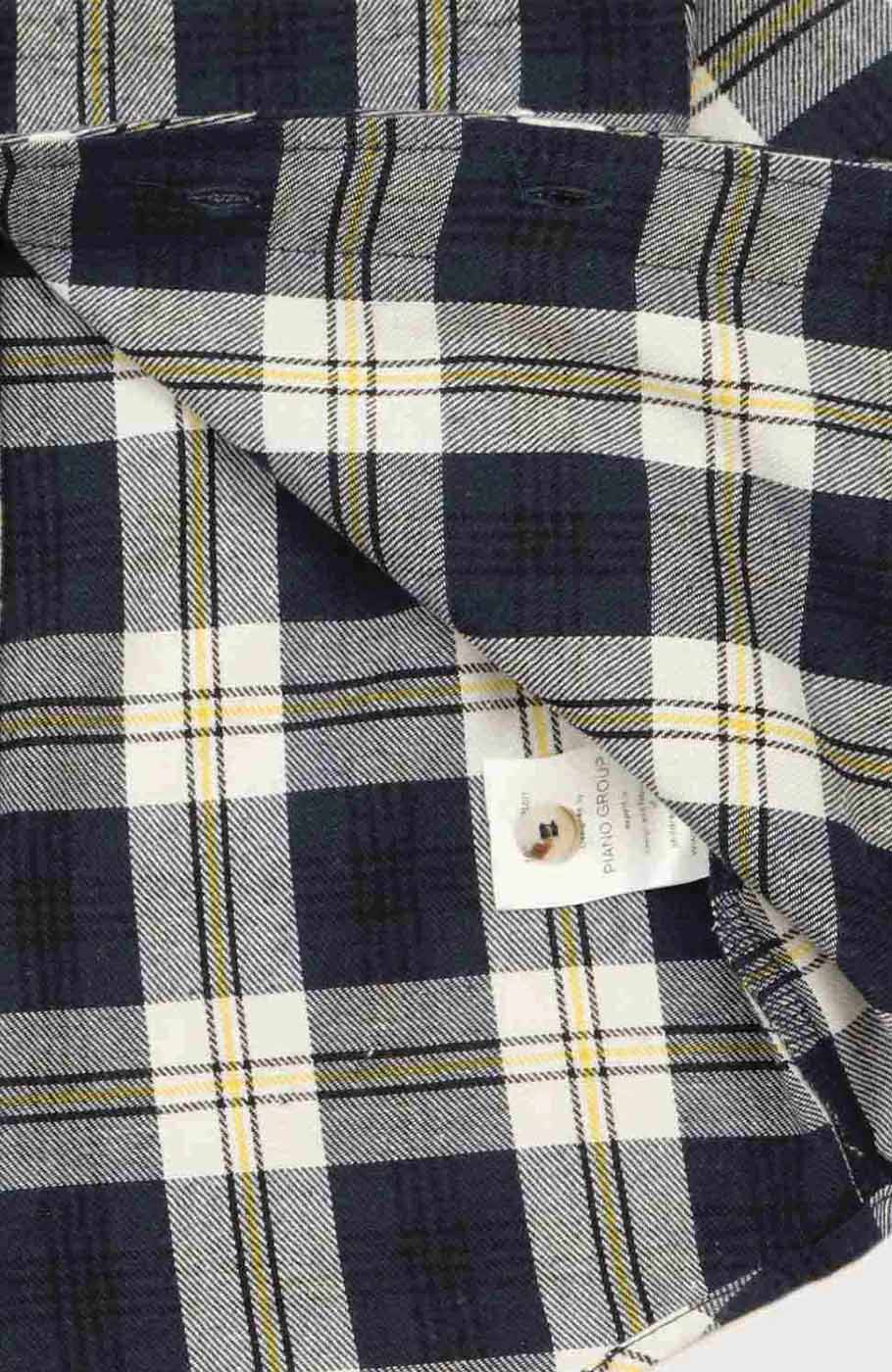 شومیز فلانل کلاهدار آستین بلند