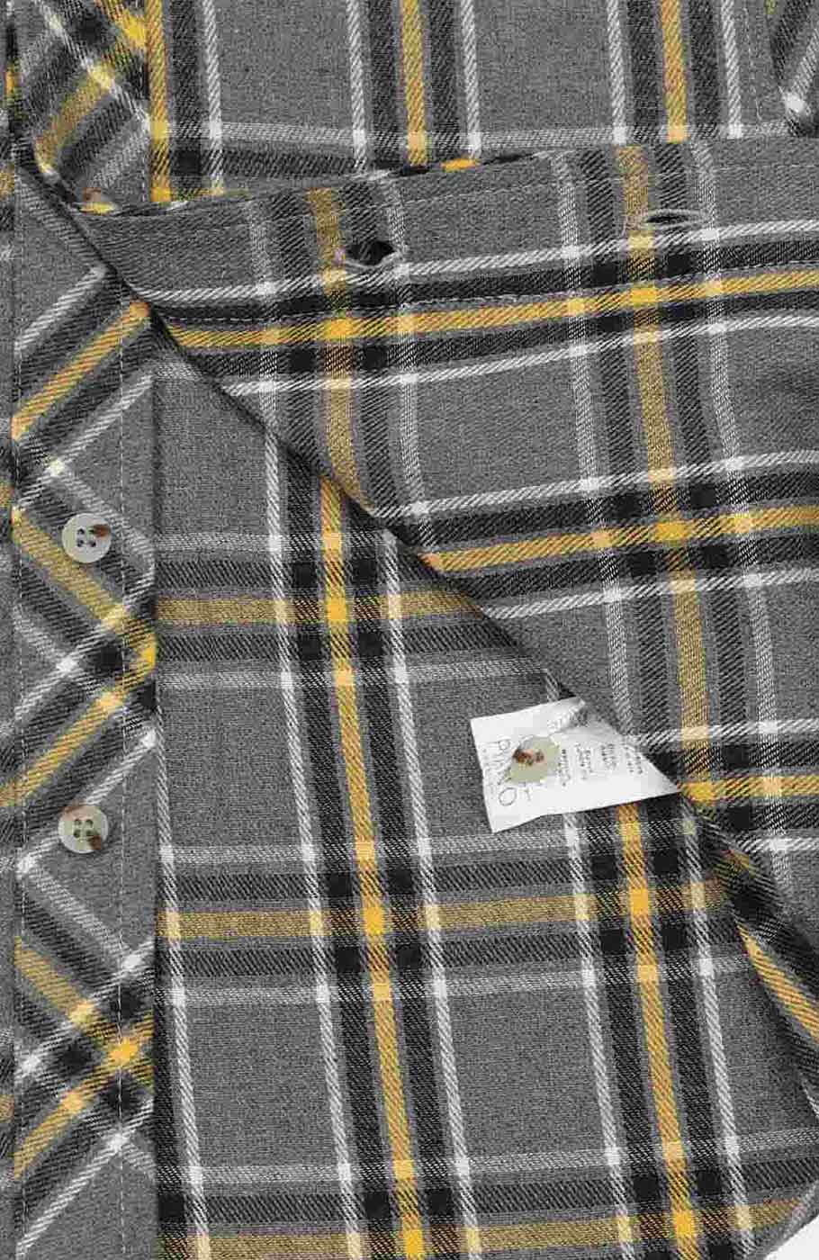 شومیز فلانل کلاهدار آستین بلند