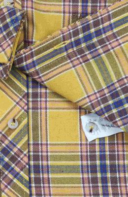 شومیز فلانل کلاهدار آستین بلند