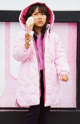 کاپشن شمعی پافر بلند