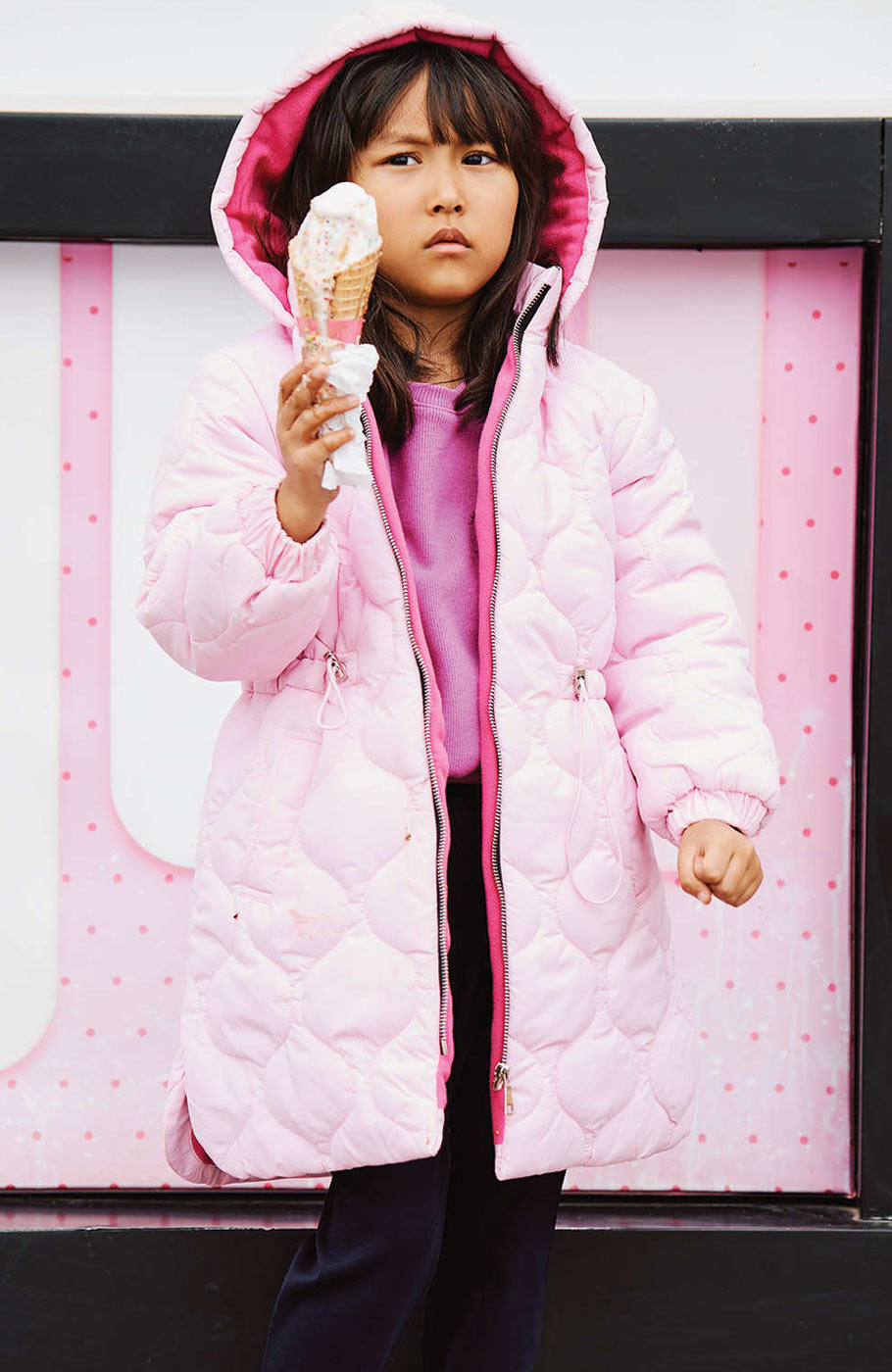 کاپشن شمعی پافر بلند