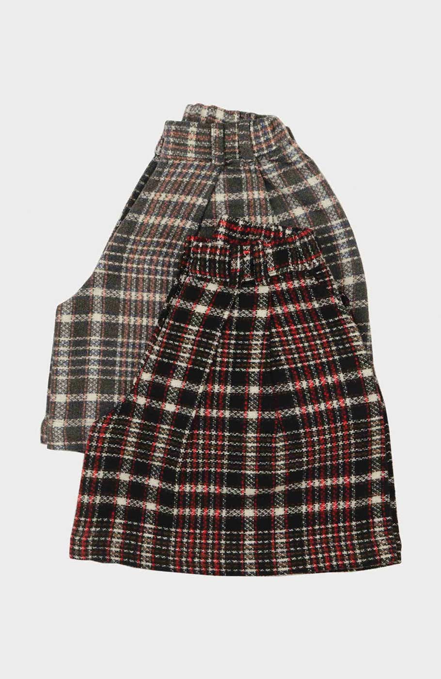 شلوارک فلانل پیلی دار چهارخانه