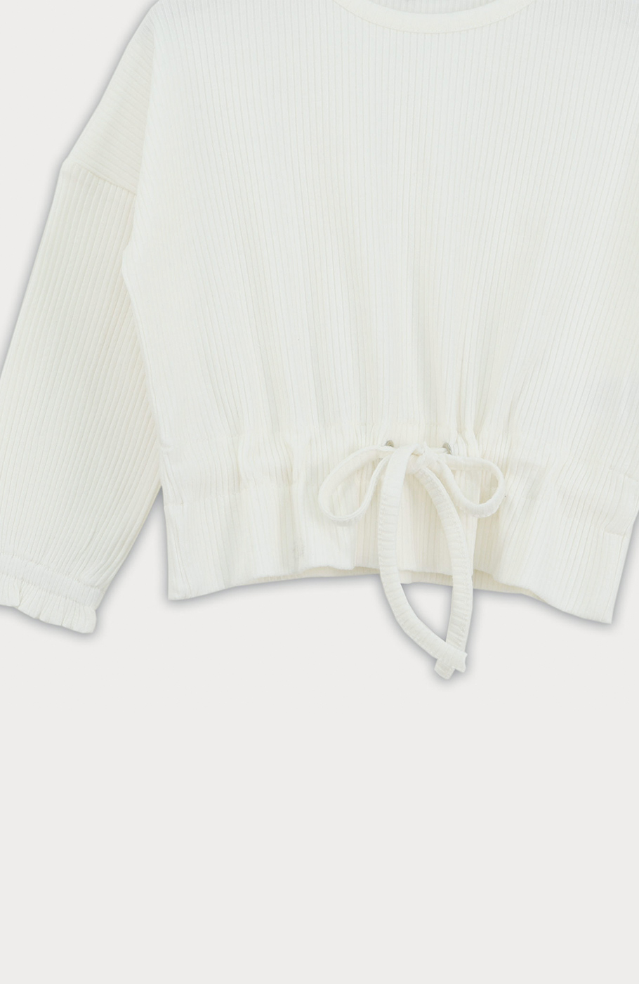 بلوز پنبه لایکرا سوزن خالی کمر گت دار(ست با 10260)