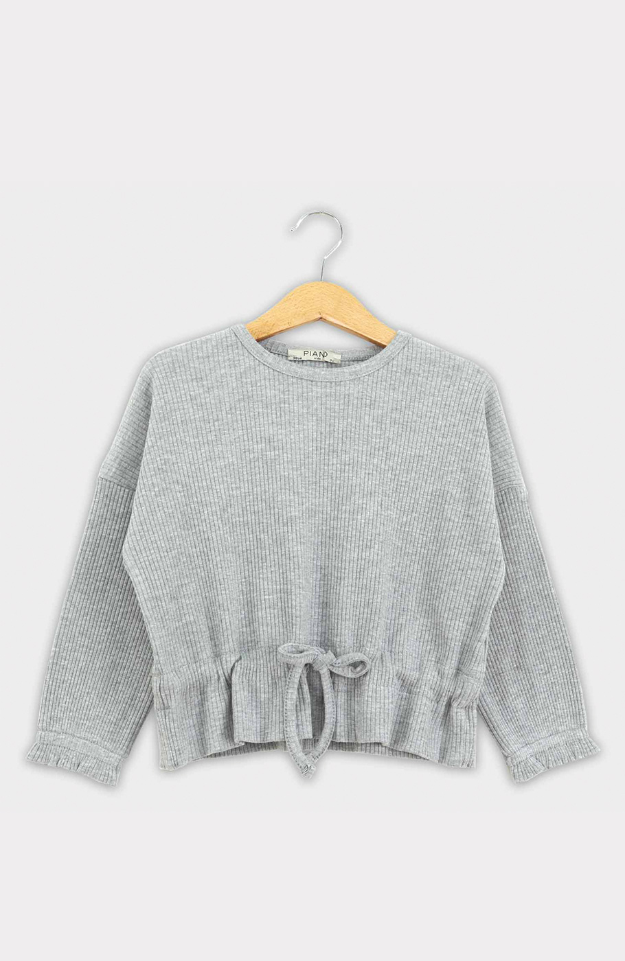 بلوز پنبه لایکرا سوزن خالی کمر گت دار(ست با 10260)