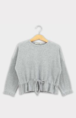 بلوز پنبه لایکرا سوزن خالی کمر گت دار(ست با 10260)