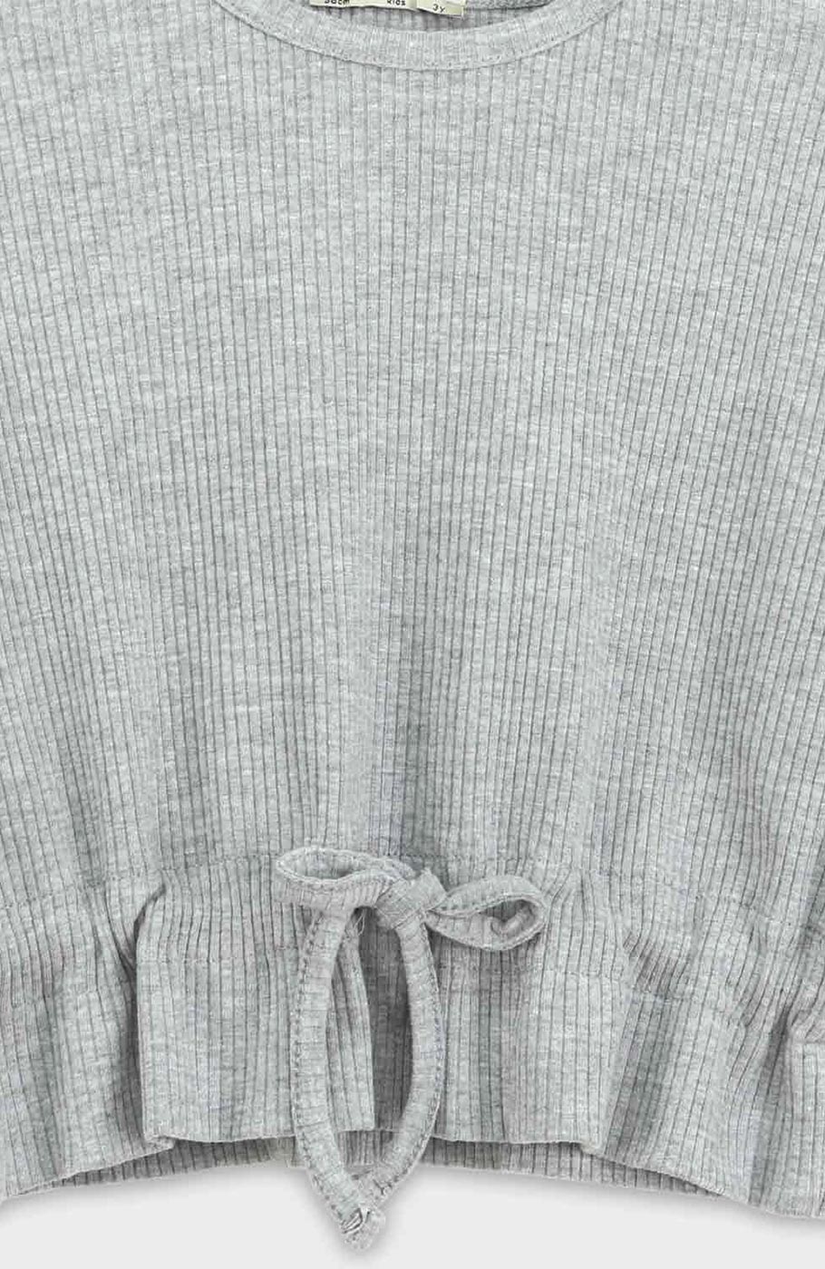 بلوز پنبه لایکرا سوزن خالی کمر گت دار(ست با 10260)