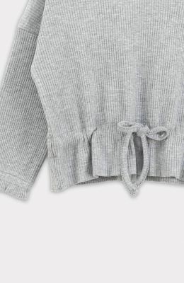 بلوز پنبه لایکرا سوزن خالی کمر گت دار(ست با 10260)