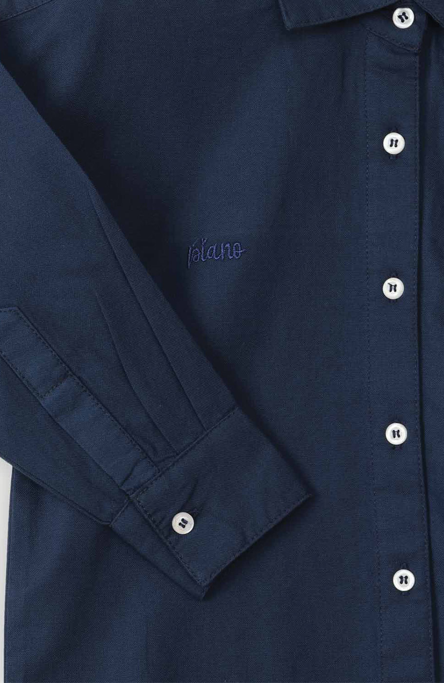 شومیز آکسفورد آستین بلند (ست با کد 7042)