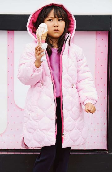 کاپشن شمعی پافر بلند