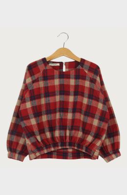 بلوز فلانل چهار خانه