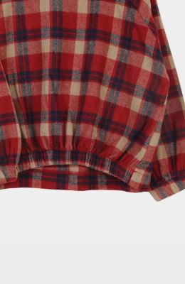 بلوز فلانل چهار خانه