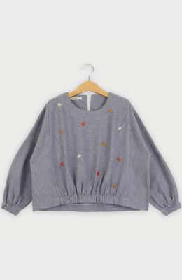 بلوز فلانل برش دار