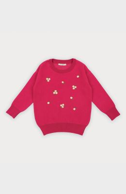 بلوز بافت با گلدوزی