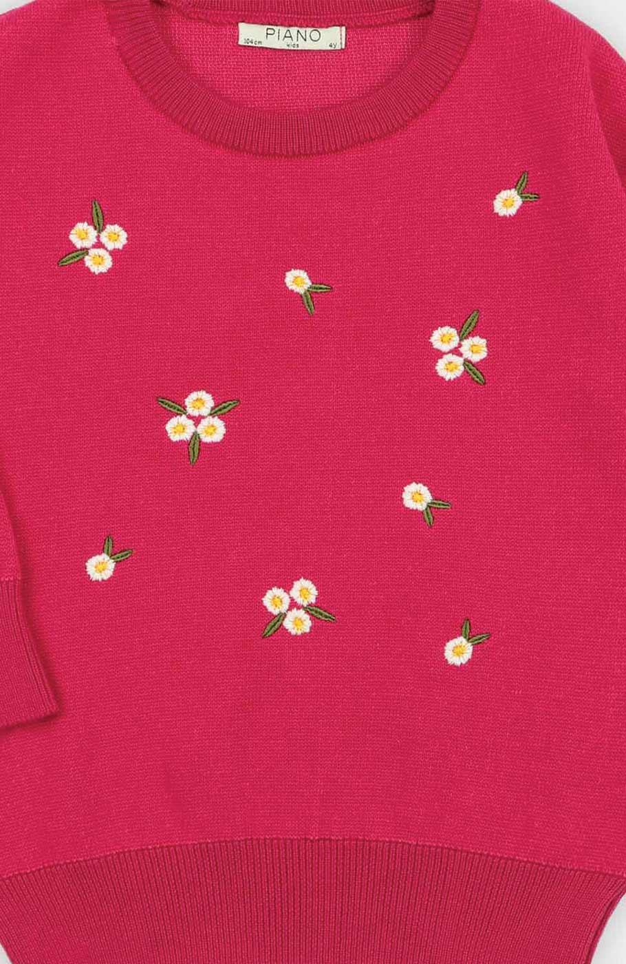 بلوز بافت با گلدوزی