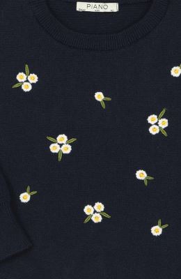 بلوز بافت با گلدوزی