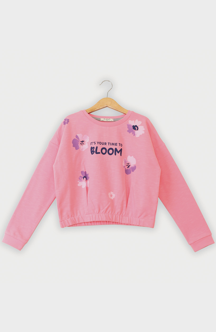 نیم تنه دورس لایکرا اسلپ آستین بلند (ست با 10277)