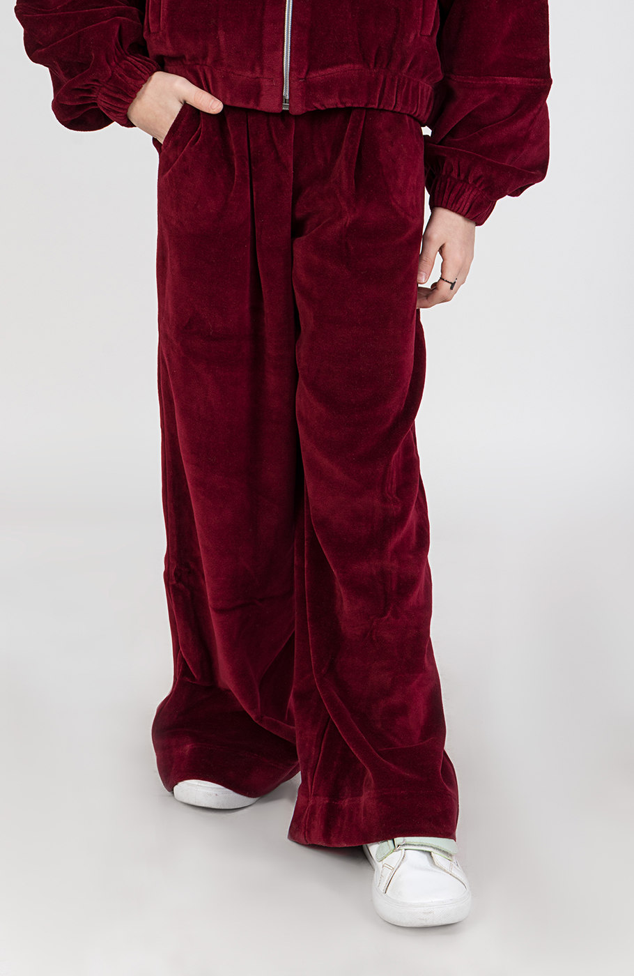 شلوار مخمل پیلی دار (ست با کد 10279)