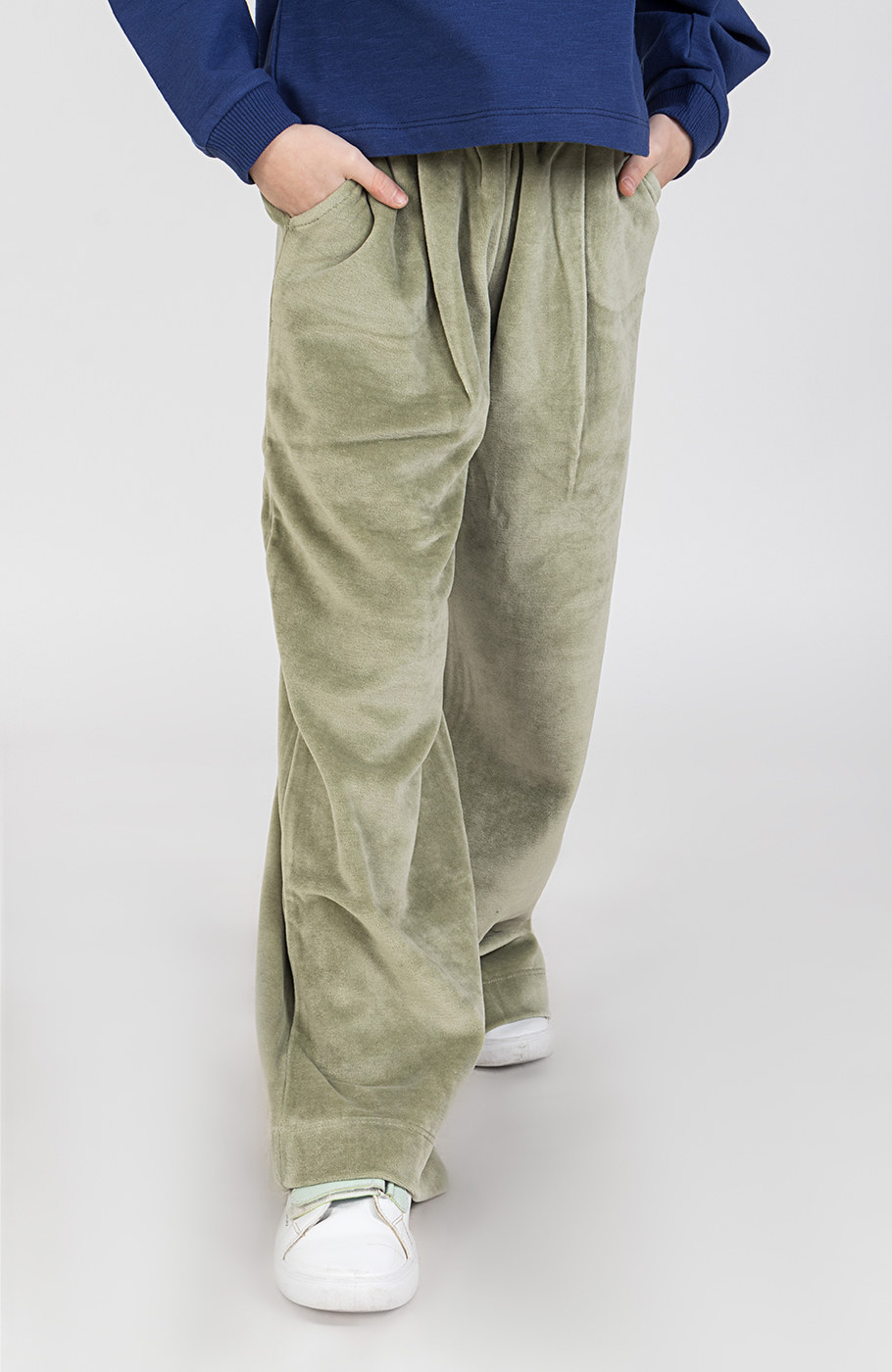 شلوار مخمل پیلی دار (ست با کد 10281)