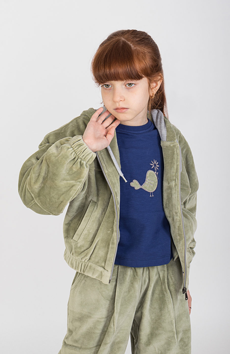 سوییت شرت مخمل (ست با کد 10282)