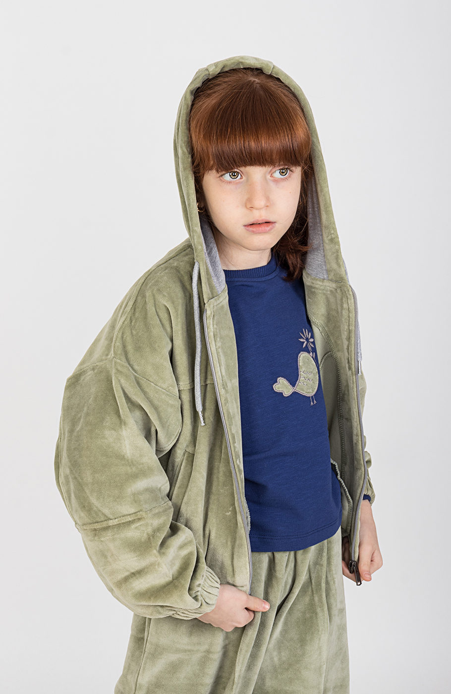 سوییت شرت مخمل (ست با کد 10282)