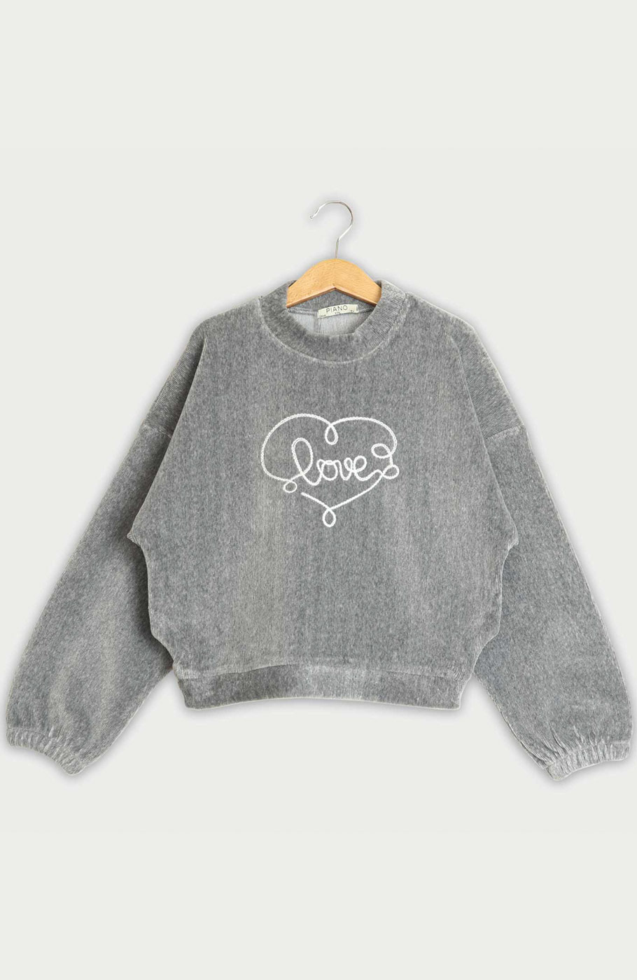 بلوز مخمل کبریتی (ست با کد 10286)