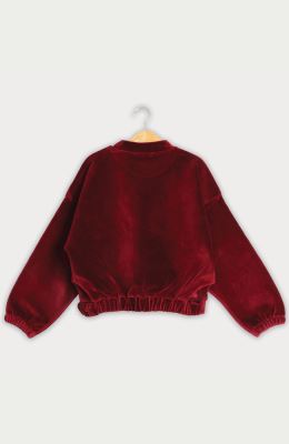 بلوز مخمل کبریتی (ست با کد 10286)