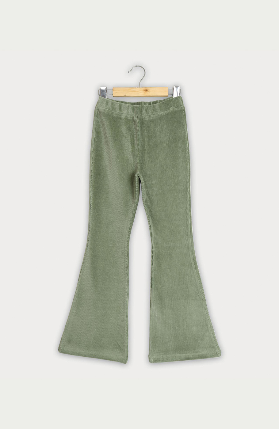 شلوار مخمل کبریتی دمپا گشاد (ست با کد 10285)