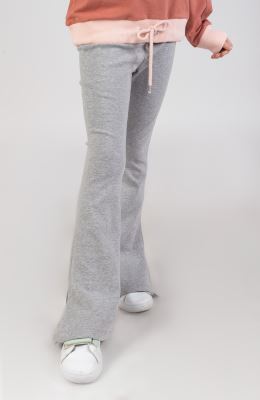 شلوار فاینریب دمپا گشاد پهلو چاک دار (ست با 10288)