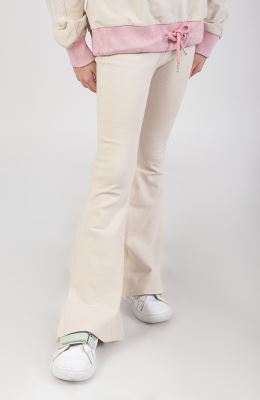 شلوار فاینریب دمپا گشاد پهلو چاک دار (ست با 10288)