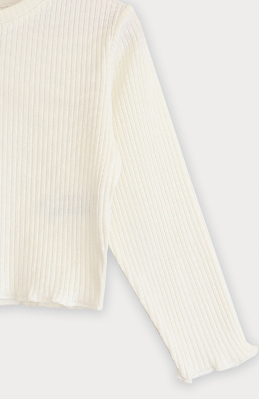 بلوز نیم تنه پنبه لایکرا سوزن خالی (ست با 10306)