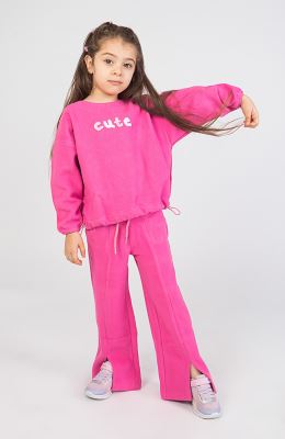 شلوار پلار بوت کات چاک دار (ست با کد 10300)