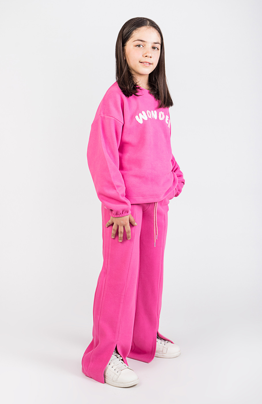 شلوار پلار بوت کات چاک دار (ست با کد 10302)