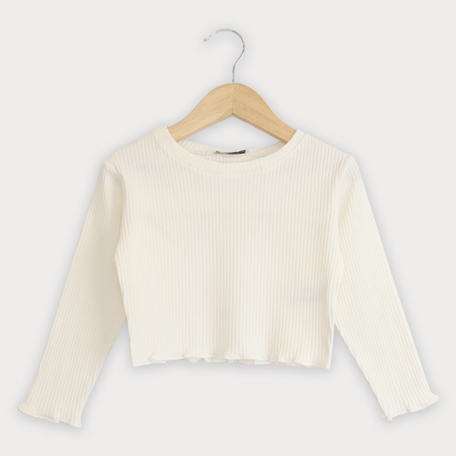 بلوز نیم تنه پنبه لایکرا سوزن خالی (ست با 10308)