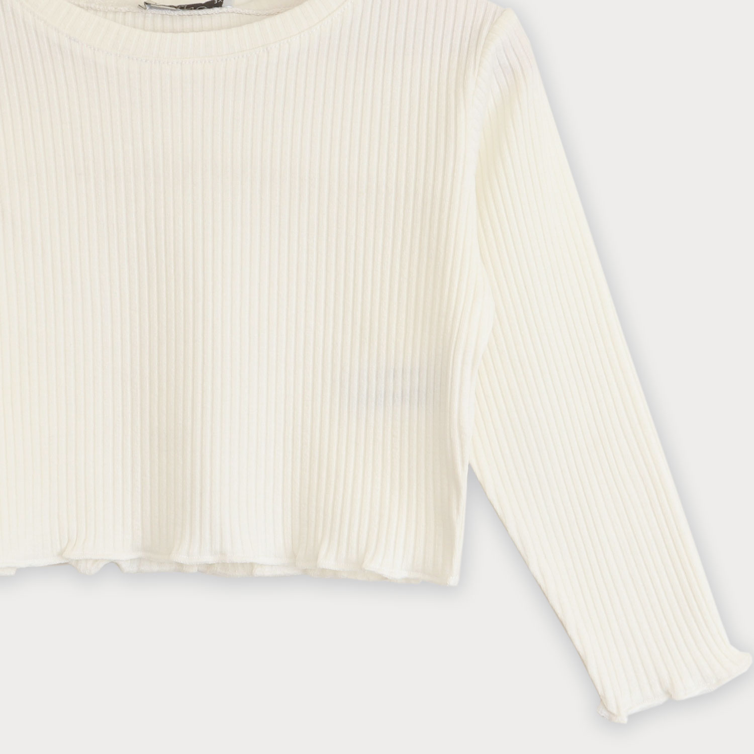 بلوز نیم تنه پنبه لایکرا سوزن خالی (ست با 10308)