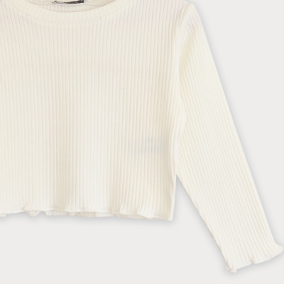 بلوز نیم تنه پنبه لایکرا سوزن خالی (ست با 10308)