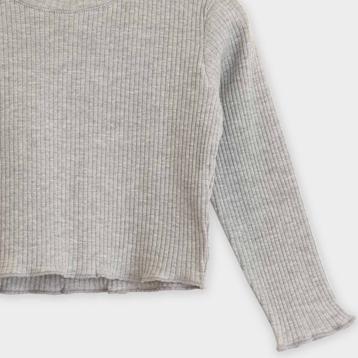 بلوز نیم تنه پنبه لایکرا سوزن خالی (ست با 10308)