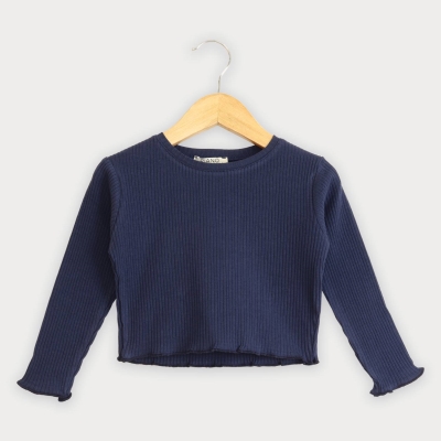 بلوز نیم تنه پنبه لایکرا سوزن خالی (ست با 10308)