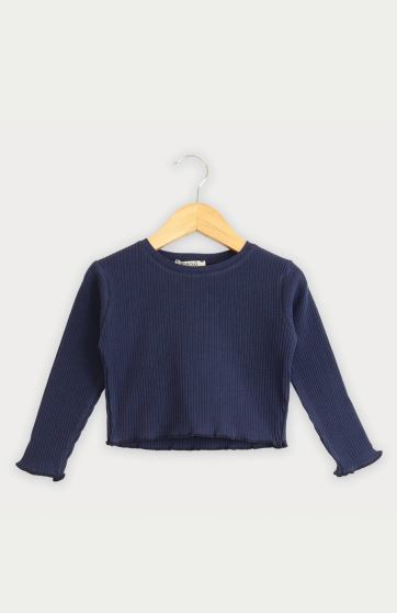 بلوز نیم تنه پنبه لایکرا سوزن خالی (ست با 10308)